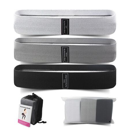 Resistance Bands, Exercise Workout Bands for Women and Men, 3 Set of Stretch Bands for Booty Legs, Pilates Flexbands