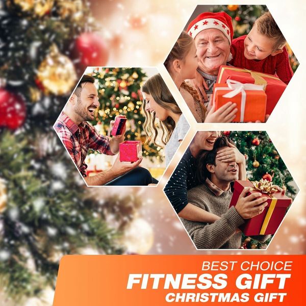 Heavy Duty Resistance Band for Pull Up Bar, Adjustable Weight/Size with Fabric Feet/Knee Rest, Bands for Pull Up Assist for Strength Training (Orange)