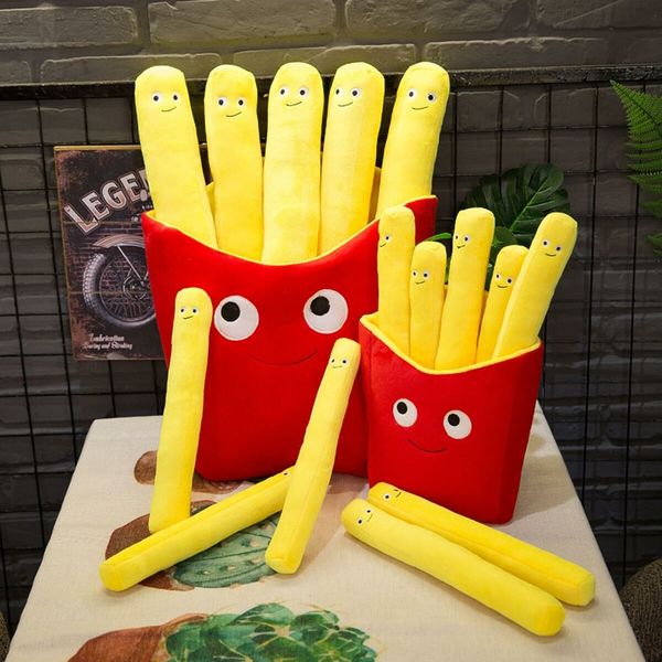Comfy Food Pillows Toy Plush, Soft, Cuddly, and Irresistible Pefect Toys Gift for Kids and Friends, French Fries, 30 CM