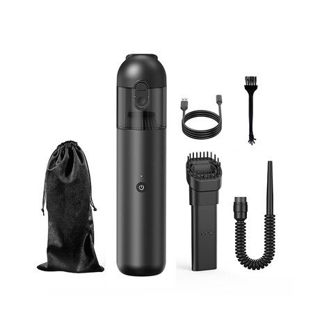 Handheld Vacuum Cordless,Car Vacuum Portable Cordless Lightweight with Strong Suction, Portable Mini Vacuum for Home/Car/Office, Black