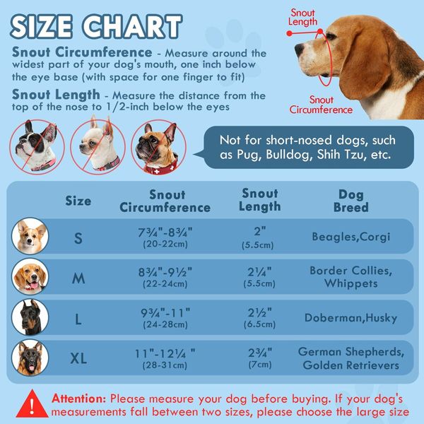 Dog Muzzle,Soft Air Mesh Pet Muzzle,Front Opening Design,Breathable,Adjustable,Prevents Biting Scavenging,Dog Mouth Cover Allows Drinking (Black,M)