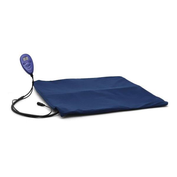 Dogs Cats Electric Heating Pet Bed Blanket Thermal Mat Protection Temperature Display 50cm x 50cm