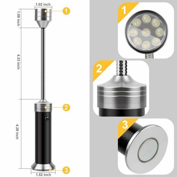 Barbecue Grill Light for Outdoor Grill,Super Bright Led Bbq Lights,Gifts for Men,Traeger Pit Boss Smoker Grill Accessories