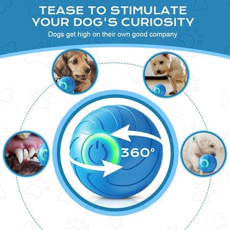 Vibrating Dog Ball,Moving Dog Ball,Shaky Ball Toy for Dogs,Interactive Bouncing Ball,Automatic Moving Dog Toy Ball,Shaking Dog Ball (2pc)