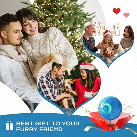 Vibrating Dog Ball,Moving Dog Ball,Shaky Ball Toy for Dogs,Interactive Bouncing Ball,Automatic Moving Dog Toy Ball,Shaking Dog Ball (2pc)