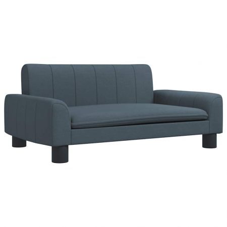 Dog Bed Dark Grey 70x45x30 cm Fabric
