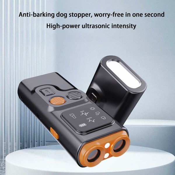 Barkguard Pro,Dog Bark Deterrent Device with HD Display and Led Flashlight,Anti-Bark Device That Trains Your Dog Not to Bark Safe for Dogs (1PCS)