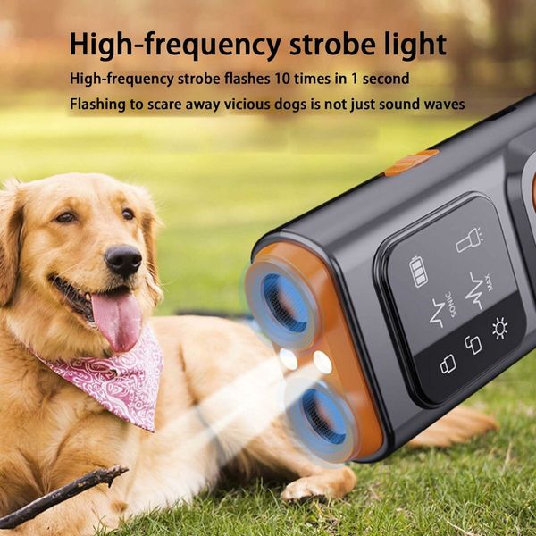 Barkguard Pro,Dog Bark Deterrent Device with HD Display and Led Flashlight,Anti-Bark Device That Trains Your Dog Not to Bark Safe for Dogs (1PCS)