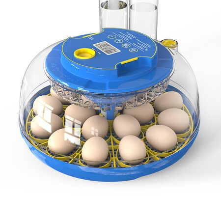 Egg Incubator Hatching Chick Automatic Turning Stop Candler Hatch Days Humidity Display Control 18 Egg Poultry