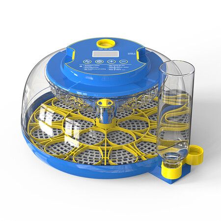 Egg Incubator Hatching Chick Automatic Turning Stop Candler Hatch Days Humidity Display Control 18 Egg Poultry
