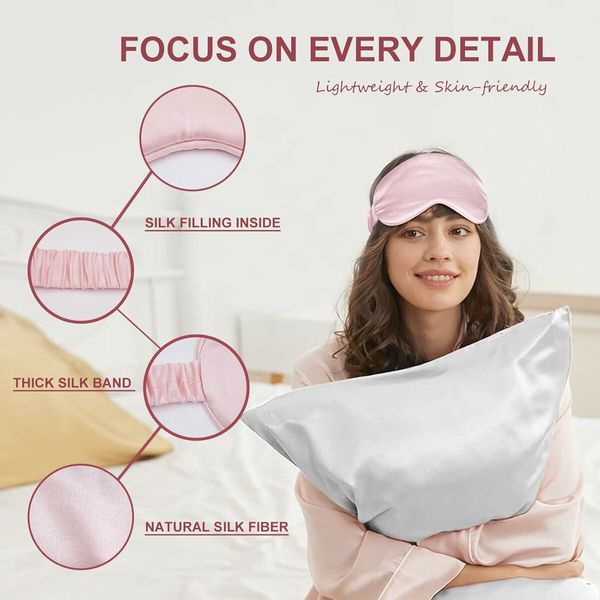 Soft Blackout Eye Mask for Women Men,Sleeping Mask Night Blindfold for Night Sleep, Travel, Nap, 1 Pack Pink