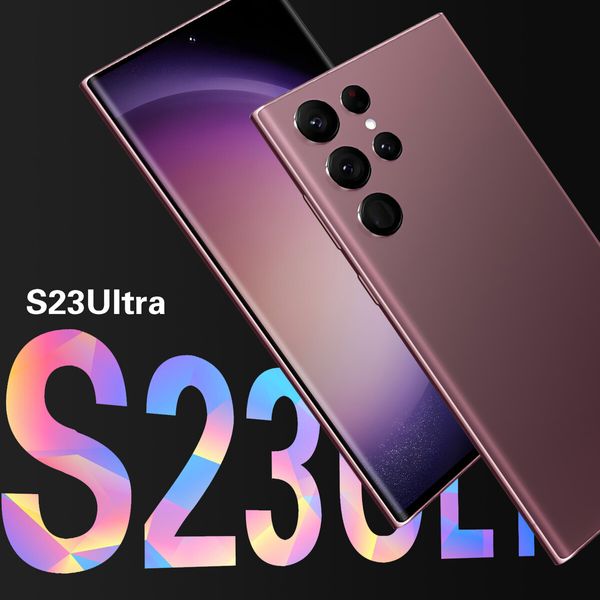 4G Smartphone 7.3inch 8GB+256GB Dual SIM Android 13.0 Unlocked Mobile Phones Color Purple