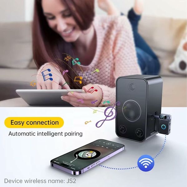 Bluetooth 5.4 Transmitter Receiver Adapter for Airplane Headphones, 2 in 1 Wireless Bluetooth 3.5mm Aux Audio Transmitter, Receiver for TV