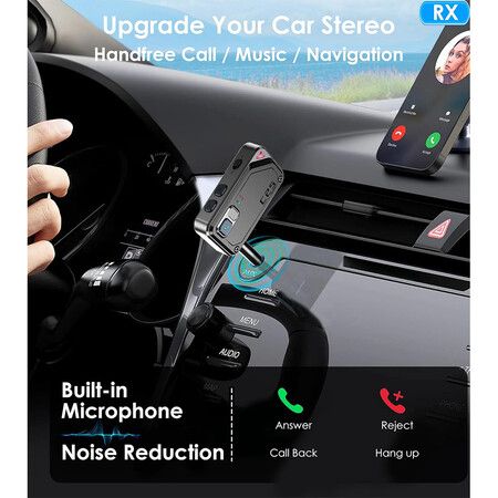 Bluetooth AUX Adapter for Car, Bluetooth Transmitter Receiver, Bluetooth Transmitter for TV, Airplane, Headphones, Bluetooth Receiver