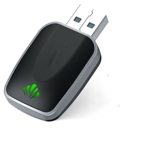 Mini Wireless CarPlay & Android Auto Adapter 2-in-1 Plug Play Dongle iPhone Android Convert Wired to Wireless USB-A/C Support