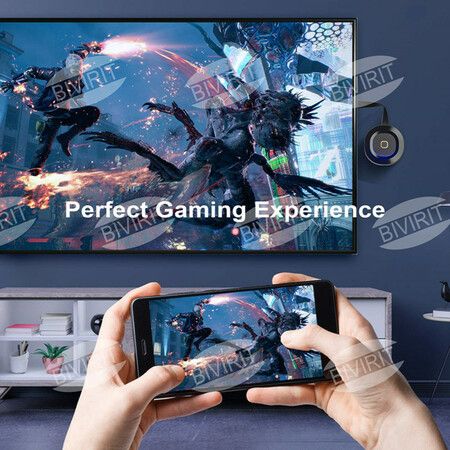 4K Wireless HDMI Display Dongle Adapter 1080P WiFi Streaming Movies Shows Receiver for iPhone iPad Android Tablet Laptop(5G)