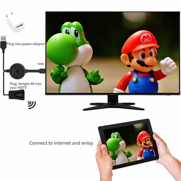 Wireless WiFi Display Dongle HDMI Screen Mirroring Adapter Airplay DLNA Miracast for iOS Android TV Projector