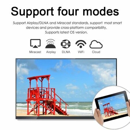 Wireless WiFi Display Dongle HDMI Screen Mirroring Adapter Airplay DLNA Miracast for iOS Android TV Projector
