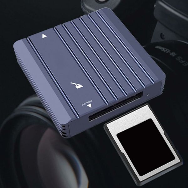 PH862A 24 CFE A CFexpress Type A Card Reader, USB3.2 10G Speed Aluminum Housing for Photographers Videographers