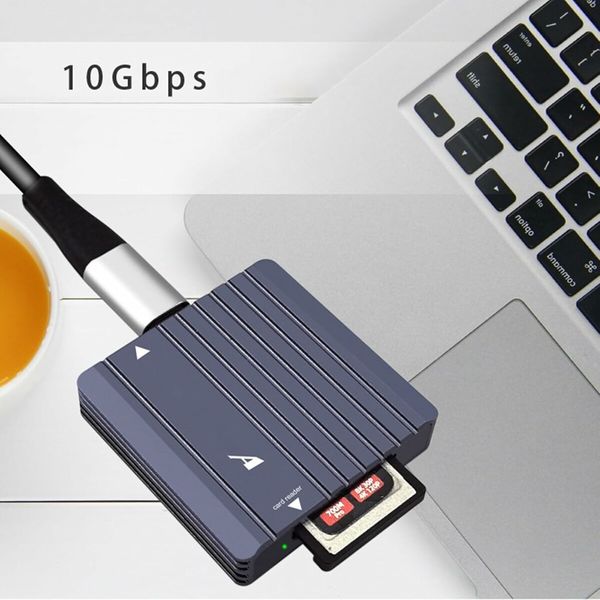 PH862A 24 CFE A CFexpress Type A Card Reader, USB3.2 10G Speed Aluminum Housing for Photographers Videographers