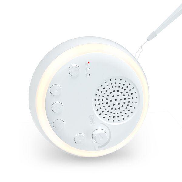 Portable White Noise Machine, Sound Machine Travelling, White Noise Machine with Night Light