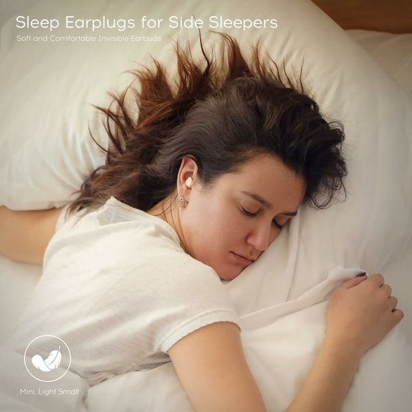 Mini Invisible Wireless Bluetooth 5.3 Micro Sleep Headphones Noise Blocking Hidden Earbuds Small Ears