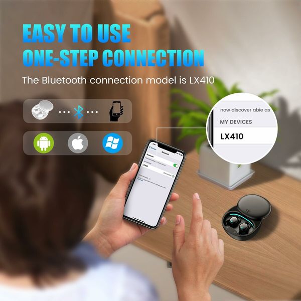 Sleep Earbuds Side Sleepers Wireless Noise Blocking LED Display Music Dual Mode Black,Green