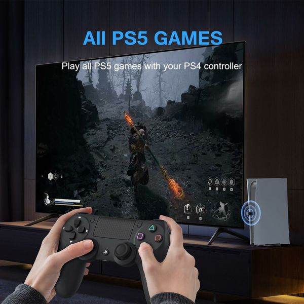 2-in-1 Wireless Adapter Converter USB Converter For PS5 Console PC Spark N5 Wireless Controller,White