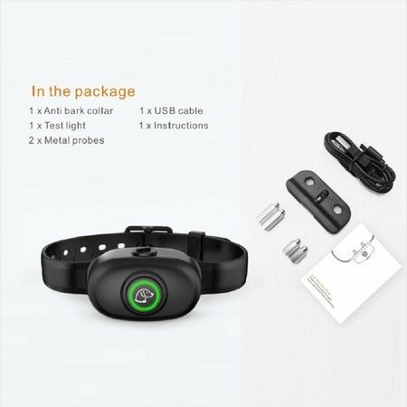 Dog Repeller USB Rechargeable Dog Drive Device Portable Dog Trainer Barking Device with LED Indicator