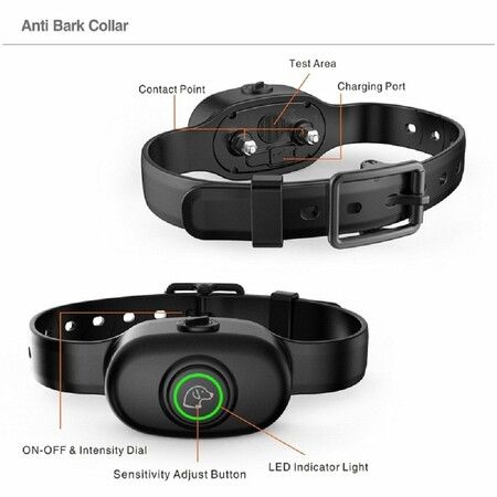 Dog Repeller USB Rechargeable Dog Drive Device Portable Dog Trainer Barking Device with LED Indicator