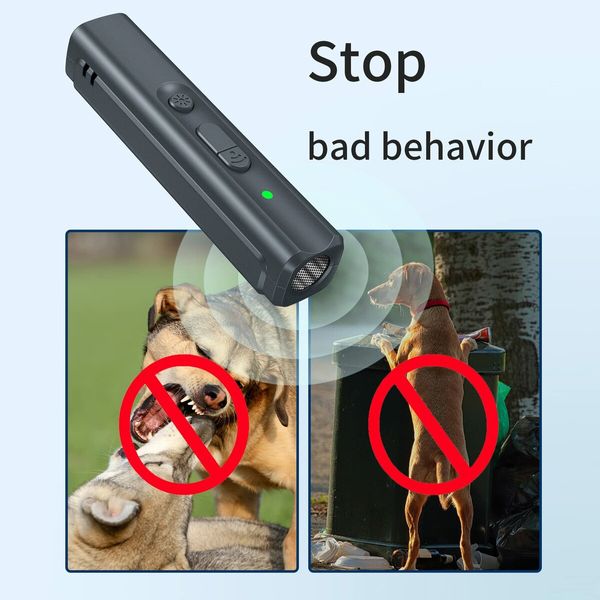 Dog Repeller USB Rechargeable Dog Drive Device Portable Dog Trainer Barking Device with LED Indicator