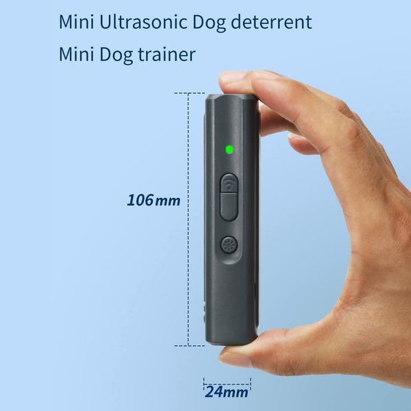 Dog Repeller USB Rechargeable Dog Drive Device Portable Dog Trainer Barking Device with LED Indicator