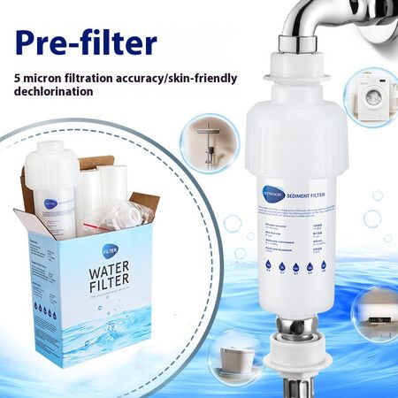3 Replaceable PP Cotton & Calcium Sulfite Balls Household Water Purifier Set Shower Washing Machine Toilet Filter