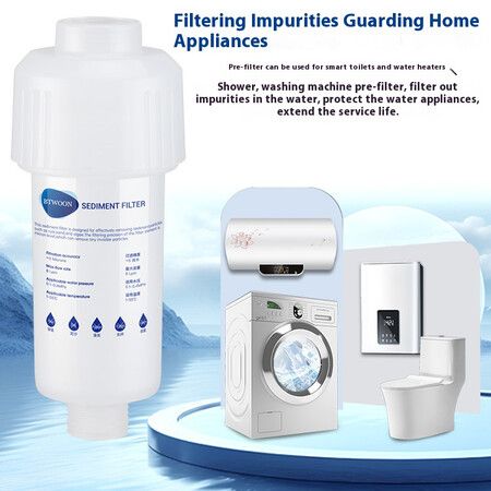 3 Replaceable PP Cotton & Calcium Sulfite Balls Household Water Purifier Set Shower Washing Machine Toilet Filter