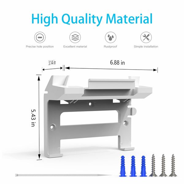 Starlink Gen 3 Mount,All in One Starlink Standard V3 Mesh Router and Star Link Gen 3 Power Supply Mounting Kit for StarLink V3 Gen3 HP Standard Router