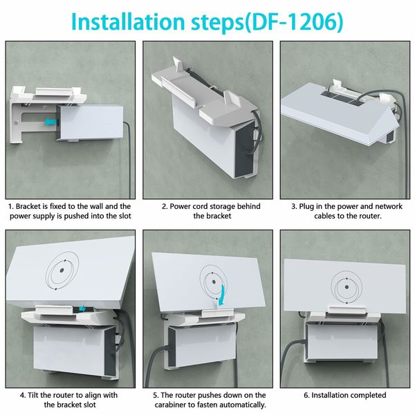 Starlink Gen 3 Mount,All in One Starlink Standard V3 Mesh Router and Star Link Gen 3 Power Supply Mounting Kit for StarLink V3 Gen3 HP Standard Router