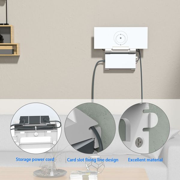 Starlink Gen 3 Mount,All in One Starlink Standard V3 Mesh Router and Star Link Gen 3 Power Supply Mounting Kit for StarLink V3 Gen3 HP Standard Router