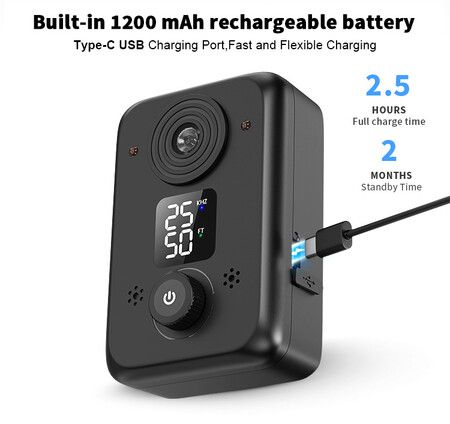 Anti Barking Device Ultrasonic Dog Barking Silencer Rechargeable 3 Modes Indoor Outdoor Pet Human Friendly Type C Power