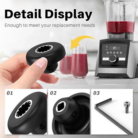 2 Pcs Vitamix Blender Drive Socket 891 802 15546 15547 with Allen Wrench, Compatible with Vitamix Blenders 5200 5006 5012 5057 5062 Series
