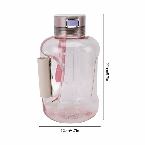 1500ml MAX Hydrogen Water Bottle, Hydrogen Water Generator with SPE/PEM Technology Pink
