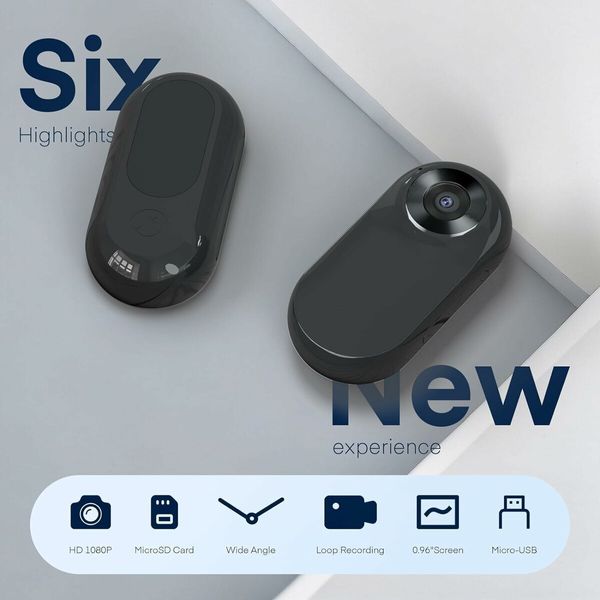 128GB Dog Cat Camera Collar, 1080P Collar Camera Mini Body for Pets, Action Recorder for Cats and Dogs, Dog Tracker Cam Collar Outdoor or Indoor, Black