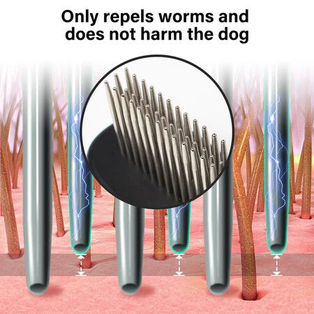 Electric Dog Grooming Brush Fine Tooth Grooming Tool Head Lice Comb Flea Comb for Dogs and Cats