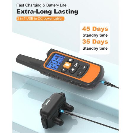 Shock Collar for Dogs 2 Pack, 3300FT Dog Training Collar with Remote for Small Medium Large Dogs 8 to 120lbs, with Beep, Vibration, Shock and Light Modes