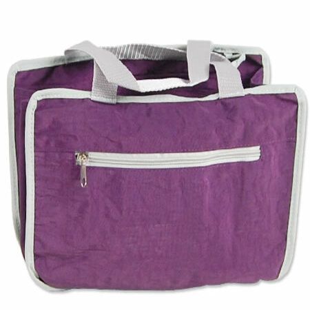 Gabee Handbag Large Insert Caddy Organizer Bag with Handle - Purple - HT46804PUR