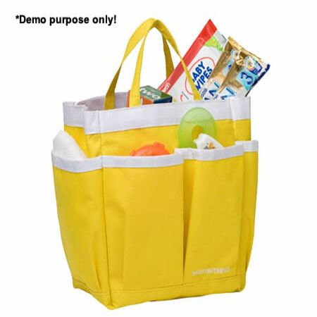 Gabee Baby Bag Large Insert Caddy Organizer Bag with Handle - Lemon - HT46805LEM