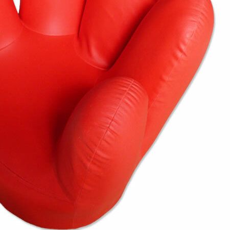 Children Hand-Shaped Single-Seater Chair - Red