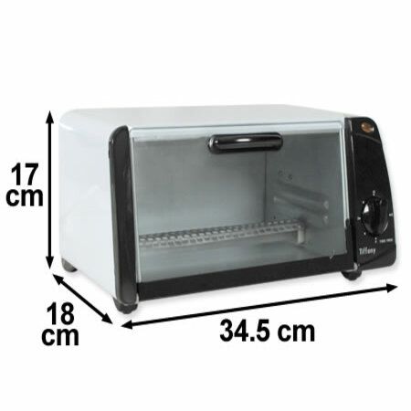 Tiffany 6 Litre Toaster Oven - White