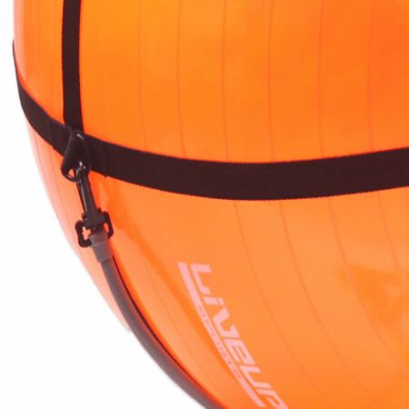 Exercise Fitness Gym Fit Ball and Resistance Bands - Orange