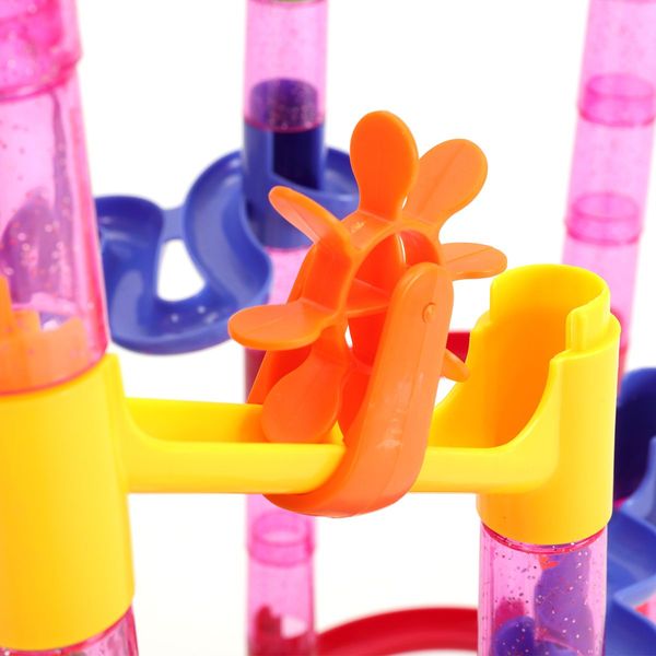 Deluxe Marble Race / Marble Run Play Set - 105 Pieces