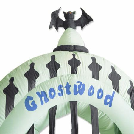 Inflatable Halloween Ghostwood Arch Gate with Inner Light - For Indoors and Outdoors - 270cm Tall